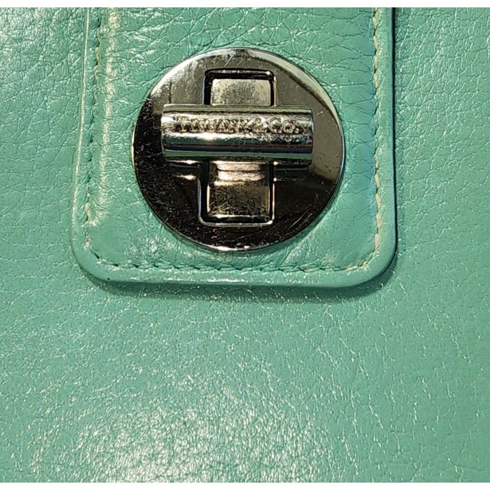 Tiffany & Company Vintage Blue Turn Lock Wallet - Picture 4 of 16